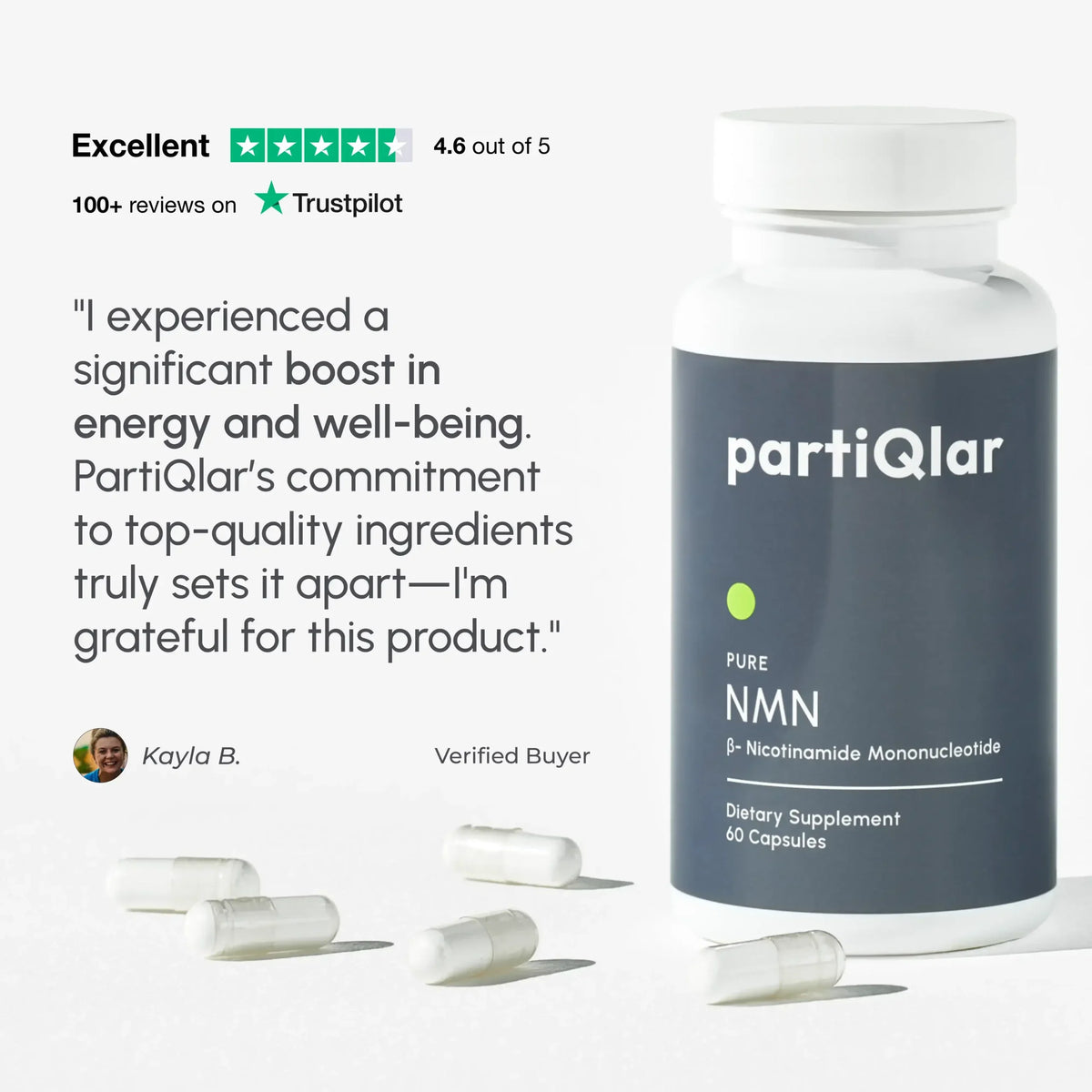 Pure NMN Capsules – Cellular Energy & Healthy Aging