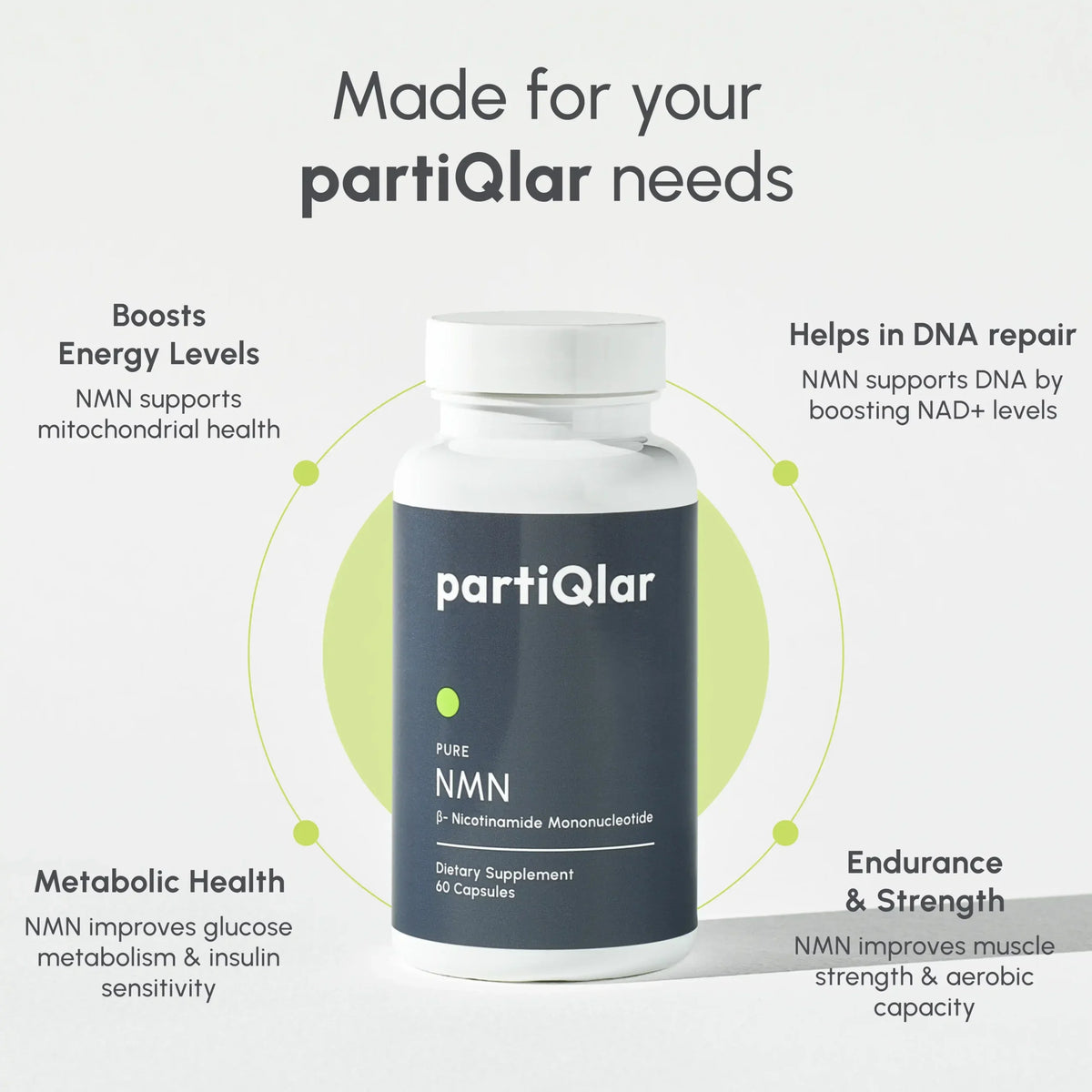 Pure NMN Capsules – Cellular Energy & Healthy Aging
